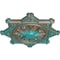 Ekena Millwork Antilles Ceiling Medallion (Fits Canopies up to 6"), 38 1/4"OD x 1 1/2"P, Copper Green Patina CM38ANCGS - alternate 4